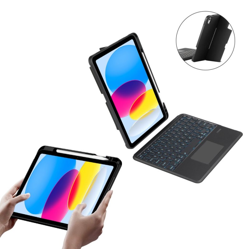 TECH-PROTECT SCMAG PEN + Bluetooth клавиатура за iPad 10.9” (10/2022) и iPad 11” (11/2025), черно - TECH-PROTECT SCMAG PEN + Bluetooth клавиатура за iPad 10.9” (10/2022) и iPad 11” (11/2025), черно - 5906302310296