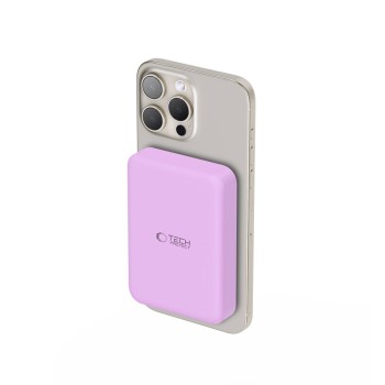 Tech-Protect PB11 LifeMag MagSafe Power Bank 10000mAh, лилав Tech-Protect PB11 LifeMag MagSafe Power Bank 10000mAh, лилав