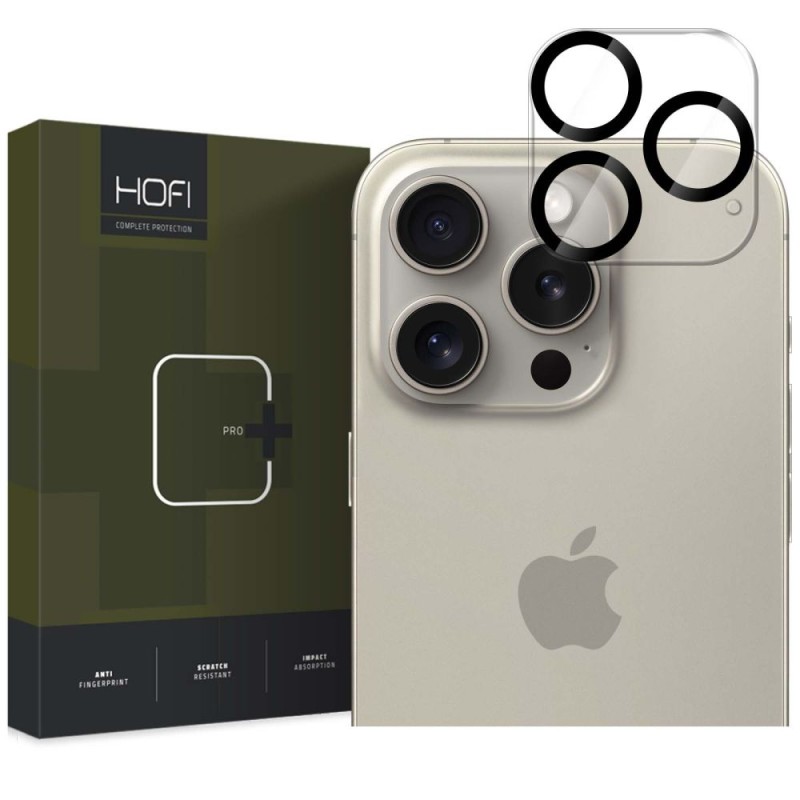 Hofi Cam Pro+ протектор за камера за iPhone 16 Pro / 16 Pro Max (Clear) - Hofi Cam Pro+ протектор за камера за iPhone 16 Pro / 16 Pro Max (Clear) - 5906302310999
