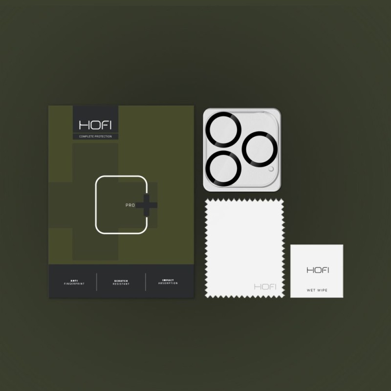 Hofi Cam Pro+ протектор за камера за iPhone 16 Pro / 16 Pro Max (Clear) - Hofi Cam Pro+ протектор за камера за iPhone 16 Pro / 16 Pro Max (Clear) - 5906302310999