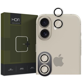 Hofi Camring PRO+ протектор за камера за iPhone 16 / 16 Plus / 17 CLEAR (алуминий и стъкло)