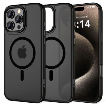 Tech-Protect Magmat MagSafe Case за iPhone 16 Pro Max, матово черно