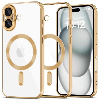 TECH-PROTECT MagFlex MagSafe за iPhone 16 Shiny Gold