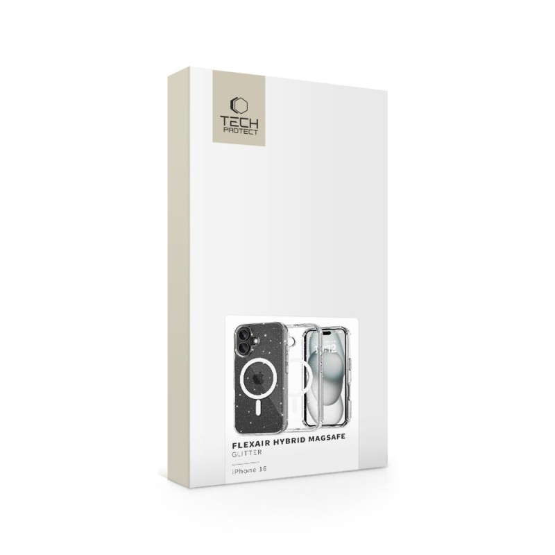 Tech-Protect FlexAir Hybrid Magsafe за iPhone 16 с блясък - Tech-Protect FlexAir Hybrid Magsafe за iPhone 16 с блясък - 5906302311422