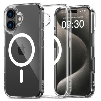 TECH-PROTECT Flexair Hybrid MagSafe за iPhone 16 Plus, прозрачен