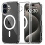 TECH-PROTECT Flexair Hybrid MagSafe за iPhone 16 Plus, прозрачен