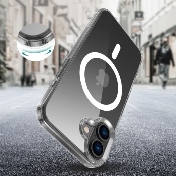 TECH-PROTECT Flexair Hybrid MagSafe за iPhone 16 Plus, прозрачен