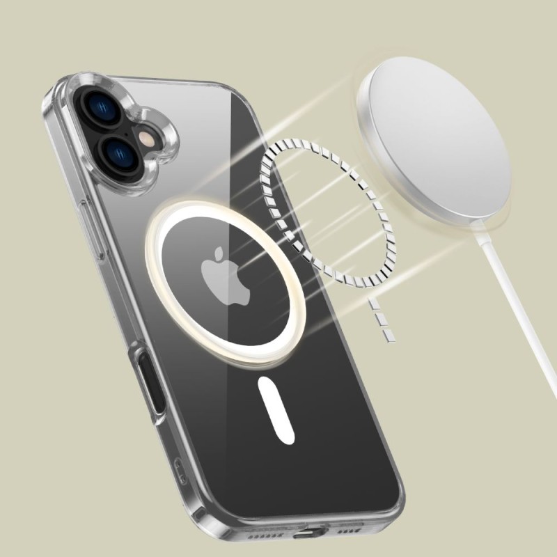 TECH-PROTECT Flexair Hybrid MagSafe за iPhone 16 Plus, прозрачен - TECH-PROTECT Flexair Hybrid MagSafe за iPhone 16 Plus, прозрачен - 5906302311477