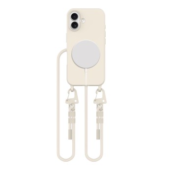 TECH-PROTECT MAGNECKLACE MAGSAFE iPhone 16 COSMIC LATTE