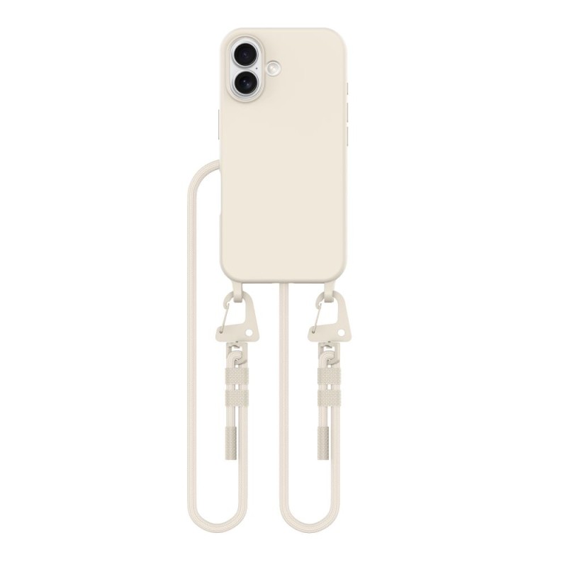TECH-PROTECT MAGNECKLACE MAGSAFE iPhone 16 COSMIC LATTE - TECH-PROTECT MAGNECKLACE MAGSAFE iPhone 16 COSMIC LATTE - 5906302311910