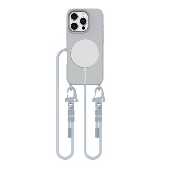 TECH-PROTECT MAGNECKLACE MAGSAFE за iPhone 16 Pro Crayon Grey