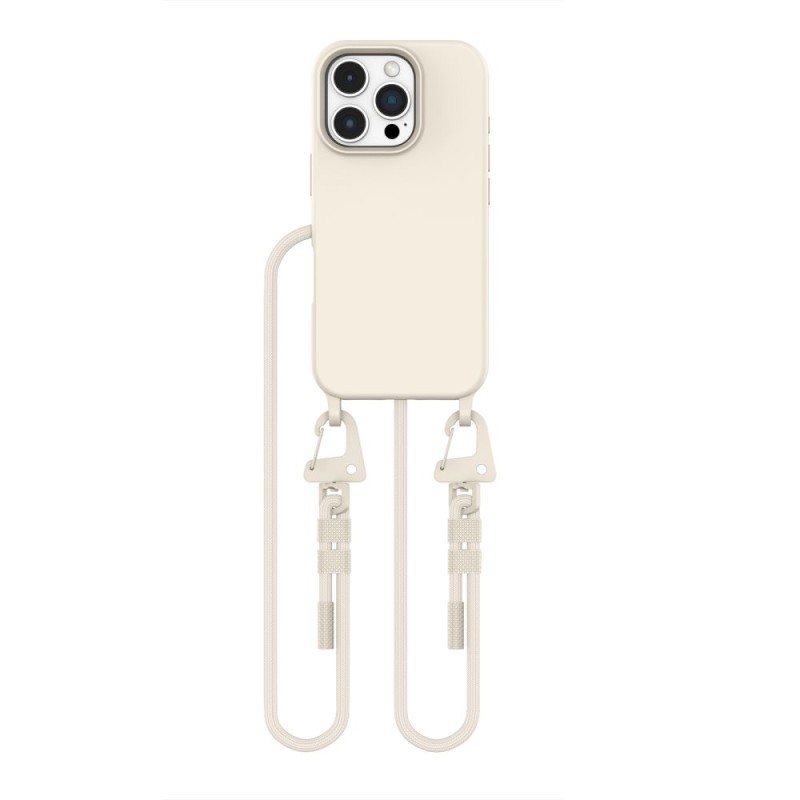 Tech-Protect Magnecklace MagSafe за iPhone 16 Pro Max Cosmic Latte - Tech-Protect Magnecklace MagSafe за iPhone 16 Pro Max Cosmic Latte - 5906302311972