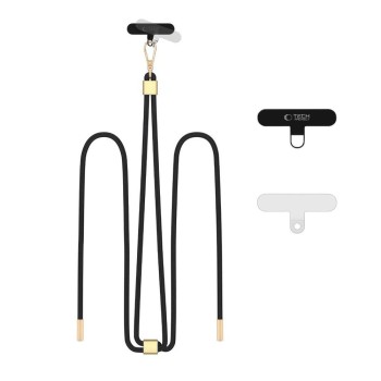 TECH-PROTECT C2S презрамъчна каишка тип въже BLACK/GOLD
