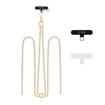 TECH-PROTECT C2S каишка за носене през рамо/чанта BEIGE/GOLD