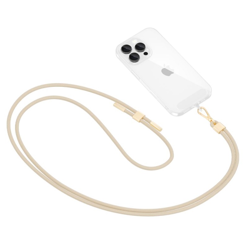 TECH-PROTECT C2S каишка за носене през рамо/чанта BEIGE/GOLD - TECH-PROTECT C2S каишка за носене през рамо/чанта BEIGE/GOLD - 5906302312696