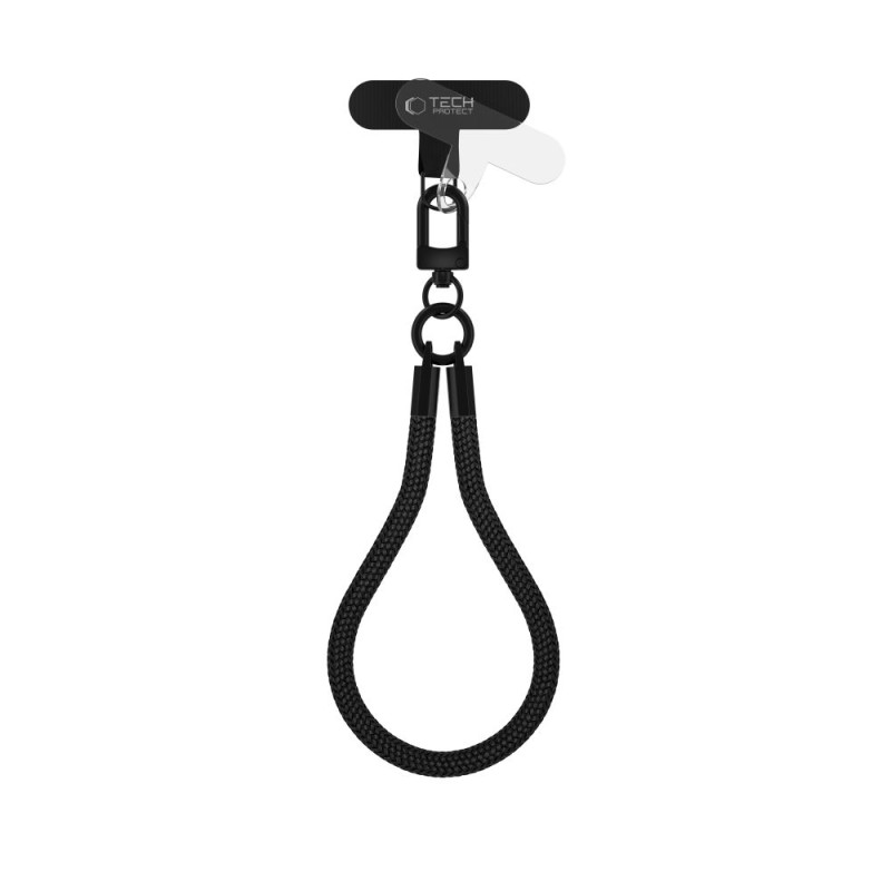 Tech-Protect C3S Корделна каишка за китка BLACK/BLACK - Tech-Protect C3S Корделна каишка за китка BLACK/BLACK - 5906302312702