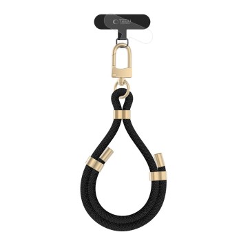 TECH-PROTECT C4S каишка за ръка с въже BLACK/GOLD