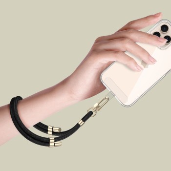 TECH-PROTECT C4S каишка за ръка с въже BLACK/GOLD