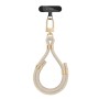 Tech-Protect C4S презрамка/каишка за ръка от текстил (rope) бежово/злато
