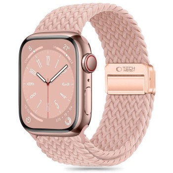 TECH-PROTECT NYLONMAG каишка за Apple Watch 8/9/10/11/SE (40/41/42 мм) Dusty Rose