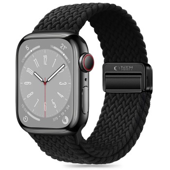 Tech-Protect Nylonmag каишка за Apple Watch 8/9/10/11/SE (40/41/42 мм) черна