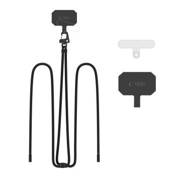 TECH-PROTECT C5S Ремък с въже за през рамо (rope crossbody) черен