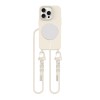 TECH-PROTECT Magnecklace MagSafe за iPhone 15 Pro Cosmic Latte (с каишка) - TECH-PROTECT Magnecklace MagSafe за iPhone 15 Pro Cosmic Latte (с каишка) - 5906302313136