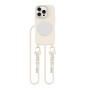 TECH-PROTECT Magnecklace MagSafe за iPhone 15 Pro Cosmic Latte (с каишка)