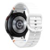 TECH-PROTECT силиконова спортна каишка за Samsung Galaxy Watch 4 / 5 / 5 Pro / 6 / 7 / FE (бяла) - 5906302313396