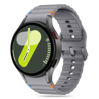 Tech-Protect Silicone Sport за Samsung Galaxy Watch 4/5/5 Pro/6/7/FE (Crayon Grey)