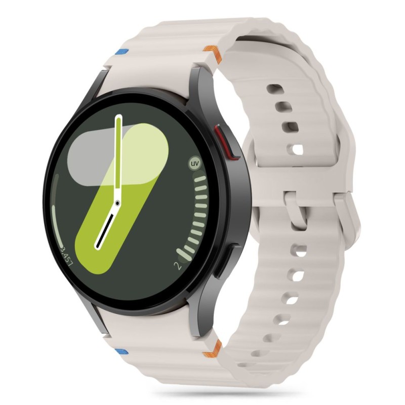 Tech-Protect Silicone Sport каишка за Samsung Galaxy Watch 4/5/5 Pro/6/7/FE Starlight - 5906302313426