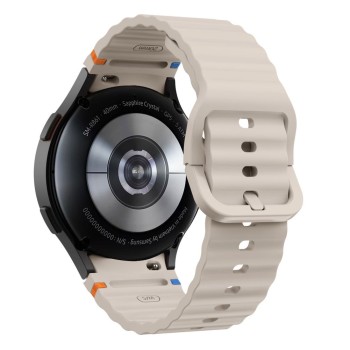 Tech-Protect Silicone Sport каишка за Samsung Galaxy Watch 4/5/5 Pro/6/7/FE Starlight