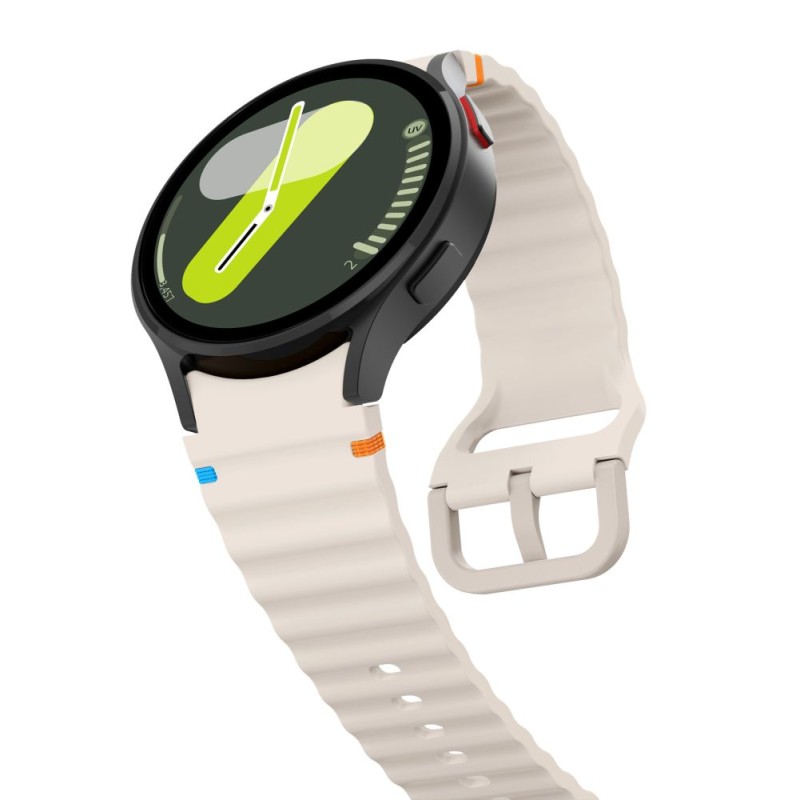 Tech-Protect Silicone Sport каишка за Samsung Galaxy Watch 4/5/5 Pro/6/7/FE Starlight - 5906302313426