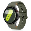 TECH-PROTECT Silicone Sport каишка за Samsung Galaxy Watch 4 / 5 / 5 Pro / 6 / 7 / FE (army green) - 5906302313464