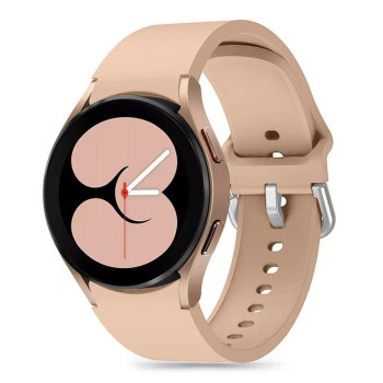 TECH-PROTECT силиконова каишка за Samsung Galaxy Watch 4 / 5 / 5 Pro / 6 / 7 / FE Caffe Latte (TPU)