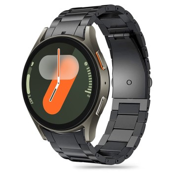 TECH-PROTECT СТОМАНЕНА КОЖИЧКА ЗА SAMSUNG GALAXY WATCH 4 / 5 / 5 PRO / 6 / 7 / FE BLACK