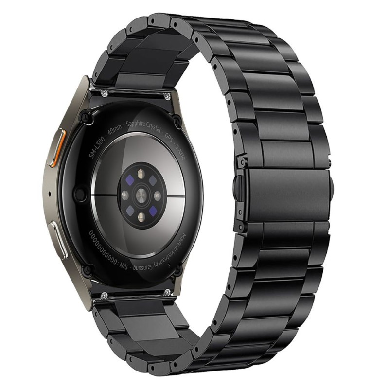 TECH-PROTECT СТОМАНЕНА КОЖИЧКА ЗА SAMSUNG GALAXY WATCH 4 / 5 / 5 PRO / 6 / 7 / FE BLACK - TECH-PROTECT СТОМАНЕНА КОЖИЧКА ЗА SAMSUNG GALAXY WATCH 4 / 5 / 5 PRO / 6 / 7 / FE BLACK - 5906302313556