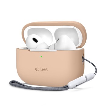 TECH-PROTECT Силиконов калъф за Apple AirPods Pro 1/2 (Caffe Latte)