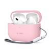 TECH-PROTECT Силиконов калъф за Apple AirPods Pro 1/2 Dusty Pink - 5906302313709
