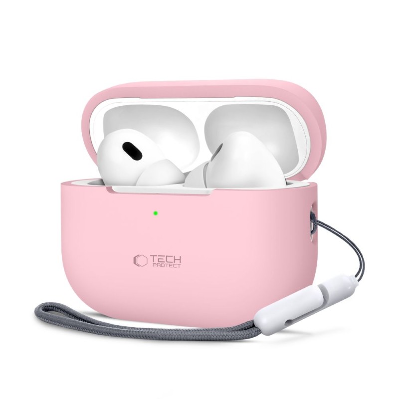TECH-PROTECT Силиконов калъф за Apple AirPods Pro 1/2 Dusty Pink - 5906302313709