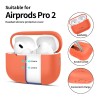 TECH-PROTECT Силиконов калъф за Apple AirPods Pro 1/2 Neon Orange - TECH-PROTECT Силиконов калъф за Apple AirPods Pro 1/2 Neon Orange - 5906302313716