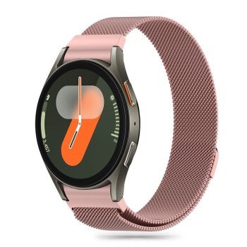 TECH-PROTECT MilaneseBand каишка за Samsung Galaxy Watch 4 / 5 / 5 Pro / 6 / 7 / FE (Rose Gold)