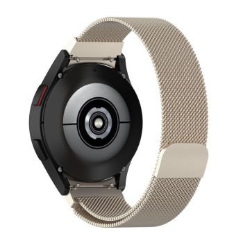 Tech-Protect MilaneseBand за Samsung Galaxy Watch 4/5/5 Pro/6/7/FE Starlight (стоманена лента) Tech-Protect MilaneseBand за Samsung Galaxy Watch 4/5/5 Pro/6/7/FE Starlight (стоманена лента)