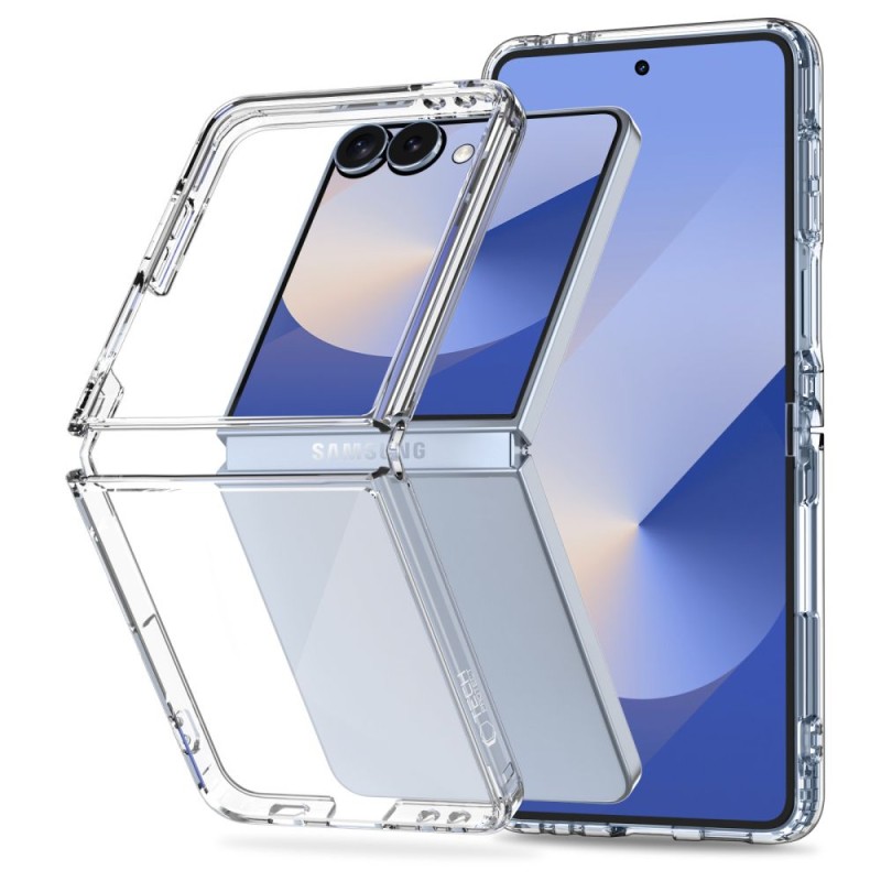 TECH-PROTECT FLEXAIR HYBRID Galaxy Z Flip 7 CLEAR (прозрачен) - TECH-PROTECT FLEXAIR HYBRID Galaxy Z Flip 7 CLEAR (прозрачен) - 5906302318360