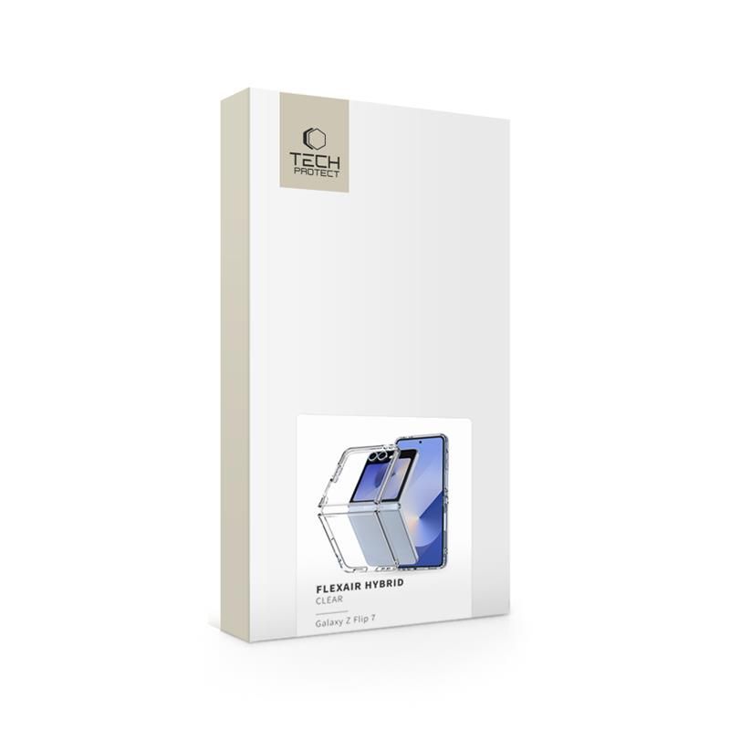TECH-PROTECT FLEXAIR HYBRID Galaxy Z Flip 7 CLEAR (прозрачен) - TECH-PROTECT FLEXAIR HYBRID Galaxy Z Flip 7 CLEAR (прозрачен) - 5906302318360