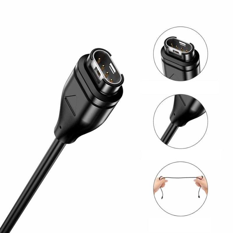 TECH-PROTECT MC04 UltraBoost кабел за зареждане Type-C 100 см за Garmin (черен) - TECH-PROTECT MC04 UltraBoost кабел за зареждане Type-C 100 см за Garmin (черен) - 5906302318483