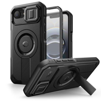 TECH-PROTECT KEVLAR MagSafe кейс за iPhone 16E / 17E BLACK