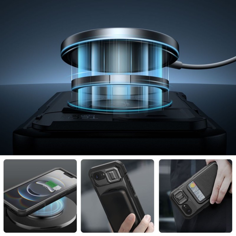 TECH-PROTECT KEVLAR MagSafe кейс за iPhone 16E / 17E BLACK - 5906302318513