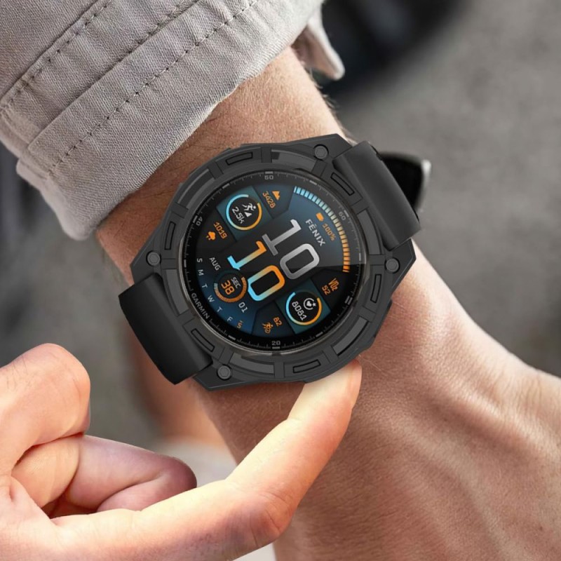 TECH-PROTECT Defense Air защитен кейс за GARMIN FENIX 7X / 7X PRO (черен) - 5906302318537