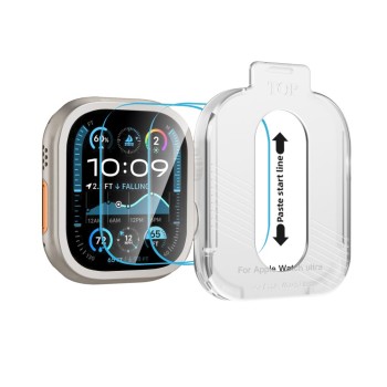 Tech-Protect Easy Set+ закалено стъкло 2 броя за Apple Watch Ultra 1/2/3 (49 мм) прозрачно Tech-Protect Easy Set+ закалено стъкло 2 броя за Apple Watch Ultra 1/2/3 (49 мм) прозрачно